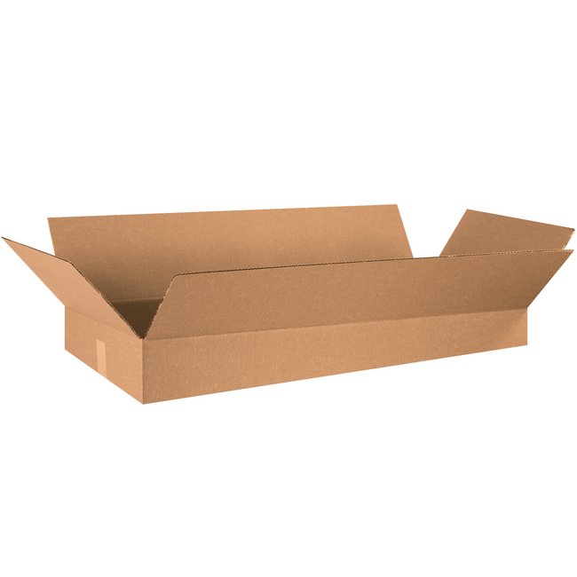 36x16x5 Flat Corrugated Box - Image 1