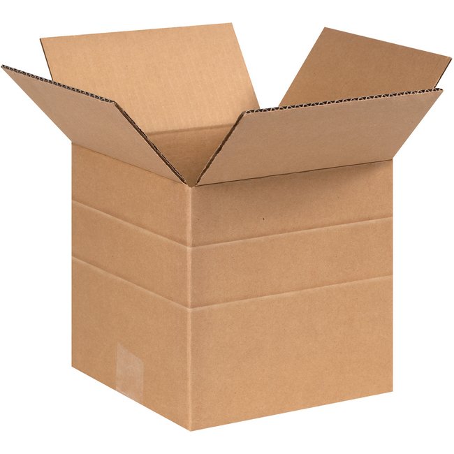 6x6x6 Inch Corrugated Box - Bundle of 25 Boxes - Image 1