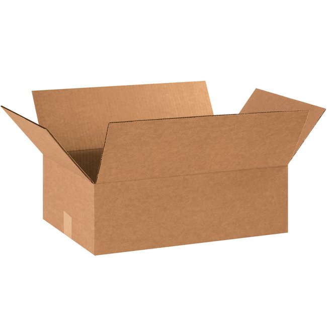 Alpha 17x12x6 ECT-32 Kraft Corrugated Box Bundle (25 Pack) - Image 1