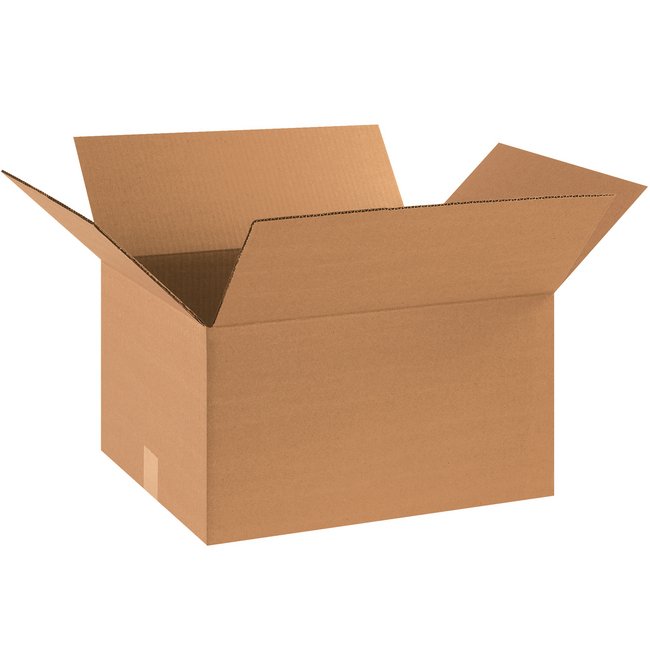 Alpha Packaging, Inc. 18x14x10 ECT-32 Kraft Corrugated Box Bundle (Pack of 25) - Image 1