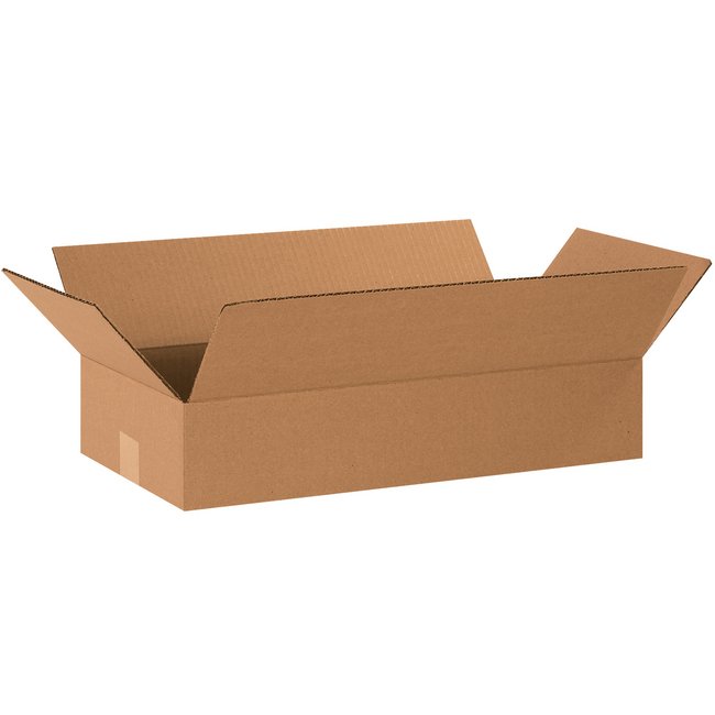 20x10x4 Flat Corrugated Box - Image 1