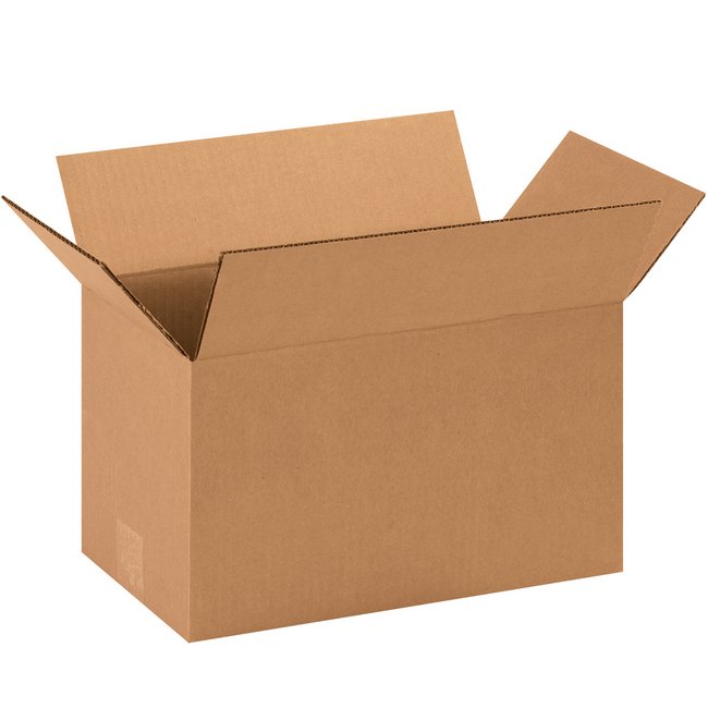Alpha Packaging 14x8x8 ECT-32 Kraft Corrugated Box Bundle - Pack of 25 - Image 1
