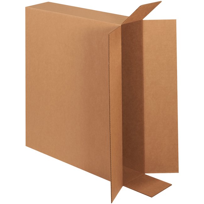 30-inch Side Loading Corrugated Box - ECT-44 Kraft, Bundle of 10 - Image 1