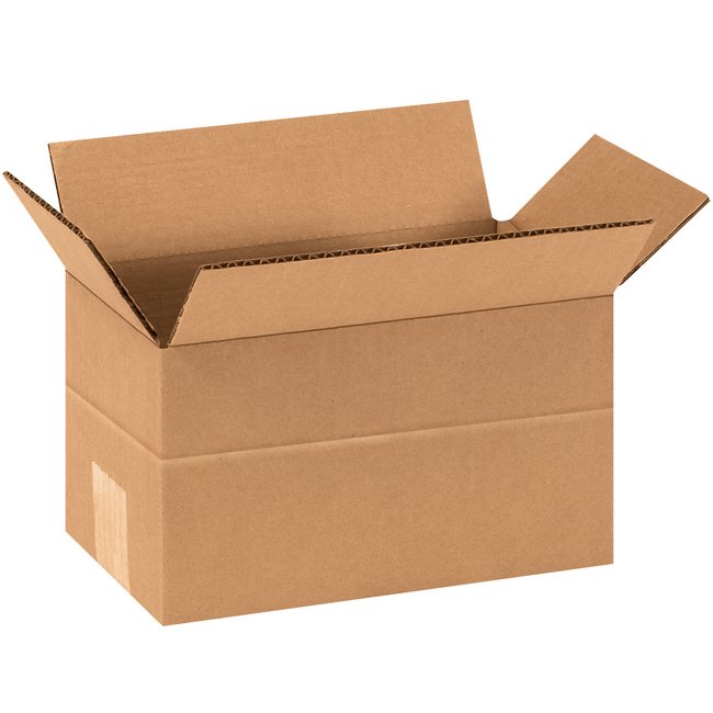 Multi-Depth 9x5x5 Corrugated Box - Image 1