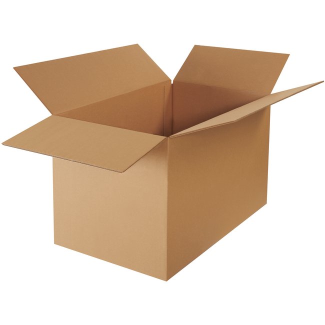 36x22x22 Double Wall Corrugated Box - Pack of 5, Kraft - Image 1