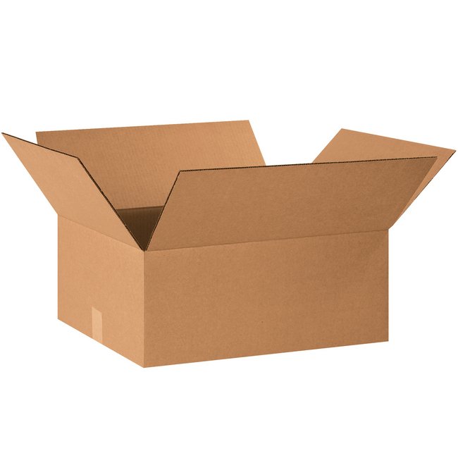Alpha 20x16x8 ECT-32 Kraft Corrugated Box Bundle (25 Pack) - Image 1