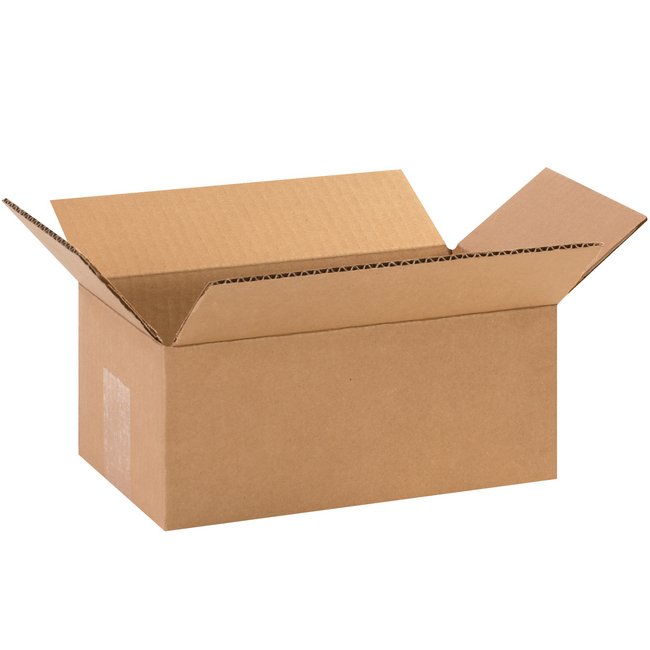 Alpha Packaging, Inc. 9x5x3 Kraft Corrugated Box Bundle of 25 - ECT-32 - Image 1