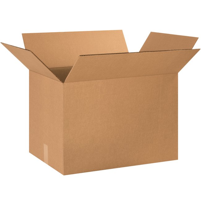 24x16x16 Double Wall Kraft Corrugated Box - Image 1