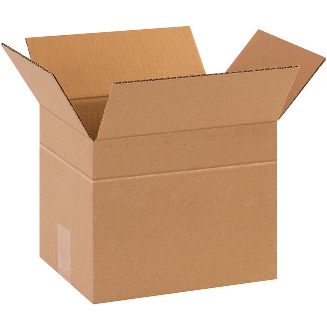 10x8x8 Multi-Depth Corrugated Box, Pack of 25 - Image 1