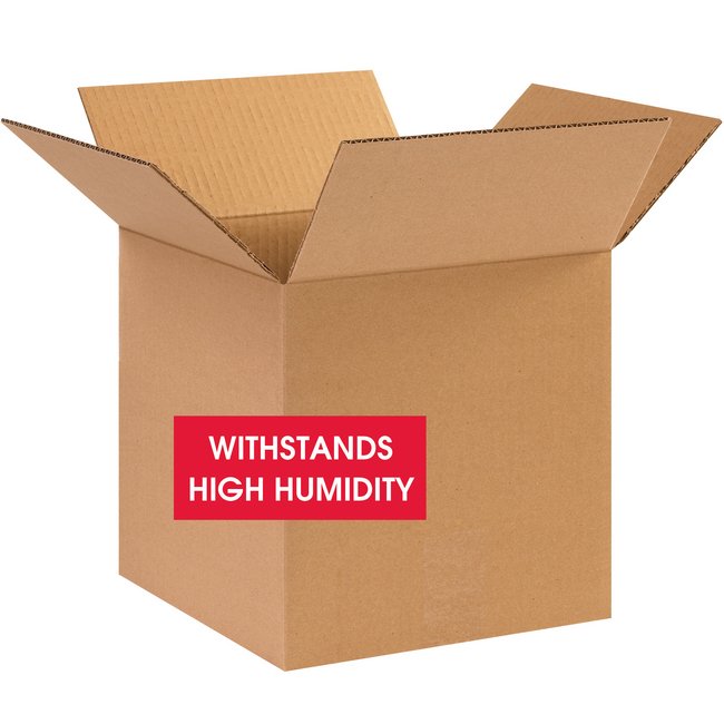 10x10x10 W5c Weather-Resistant Corrugated Box - Image 1