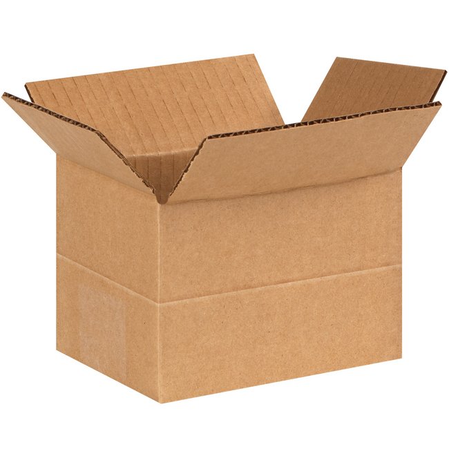 Heavy-Duty 6 x 4 x 4 Inch Corrugated Shipping Box - Image 1
