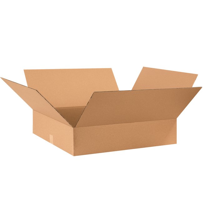 28x24x6 Flat Corrugated Box - Image 1