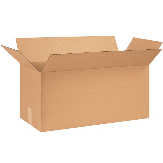 26x12x12 Long Corrugated Shipping Box - Image 1