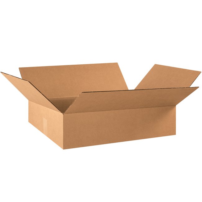 22x16x6 Flat Corrugated Box - Image 1