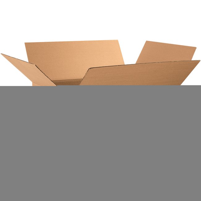 32x18x12 in Corrugated Box, Bundle of 15, Kraft ECT-32 - Image 1