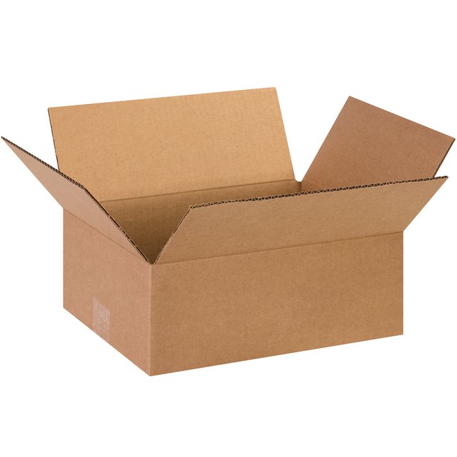 13x10x5 Flat Corrugated Box - Image 1