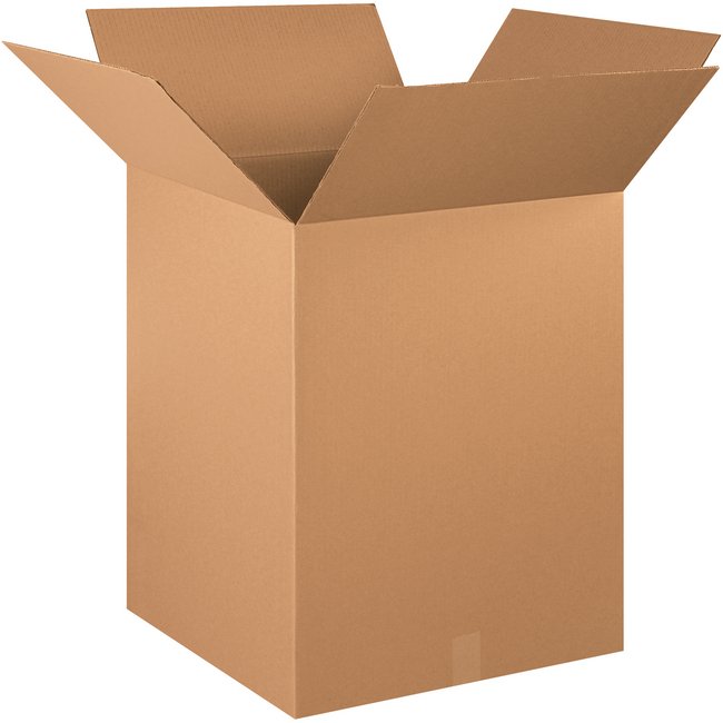 Alpha Packaging, Inc. 20x20x28 ECT-32 Kraft Corrugated Box Bundle (Pack of 10) - Image 1