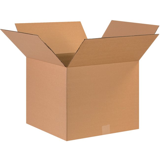 17x17x14 Kraft ECT-32 Corrugated Box - Bundle of 25 - Image 1
