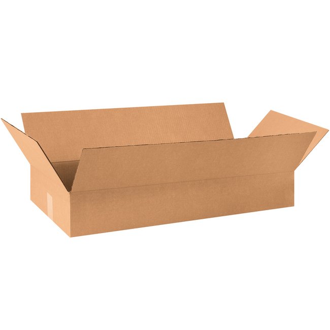Alpha Kraft 36x18x6 Flat Corrugated Box Bundle (15 Pack) - Image 1