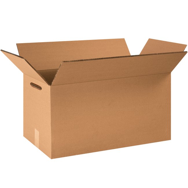 24x20x12 Double Wall Corrugated Box, Kraft ECT-48, Bundle of 10 - Image 1