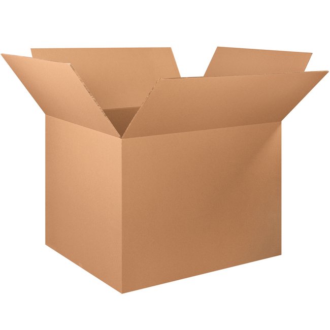 48x40x36 Double Wall Kraft Corrugated Box Bundle - ECT-48 - Pack of 5 - Image 1