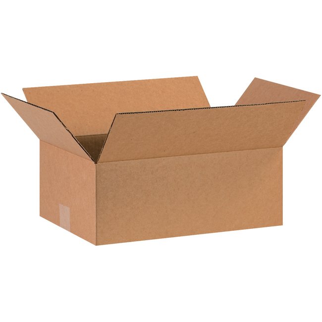 Alpha Packaging ECT-32 Kraft Corrugated Box 16x10x6, Bundle of 25 - Image 1