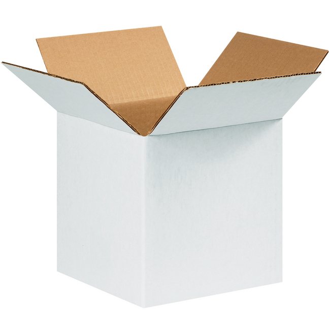 9x9x9 White ECT-32 Corrugated Box Bundle - Image 1