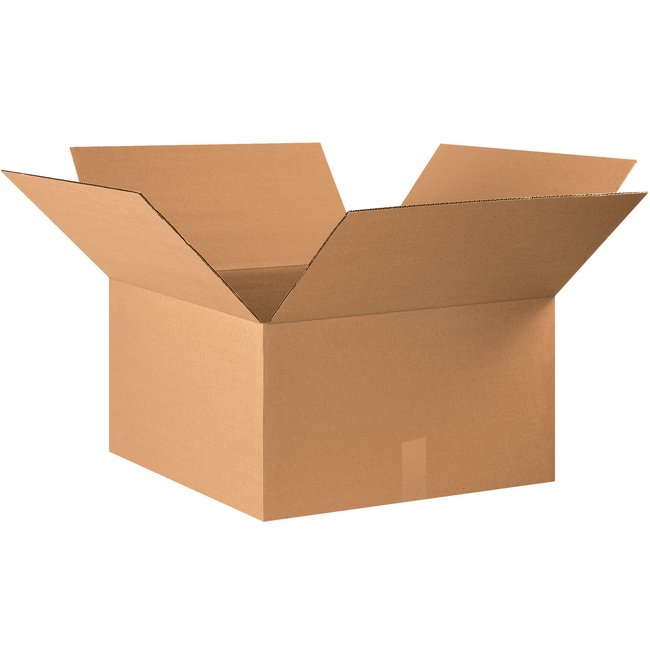 22x22x12 Kraft Corrugated Box, Bundle of 10 - Image 1