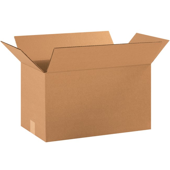 Alpha Packaging, Inc. 18x10x10 Kraft Corrugated Box (Bundle of 25) - Image 1