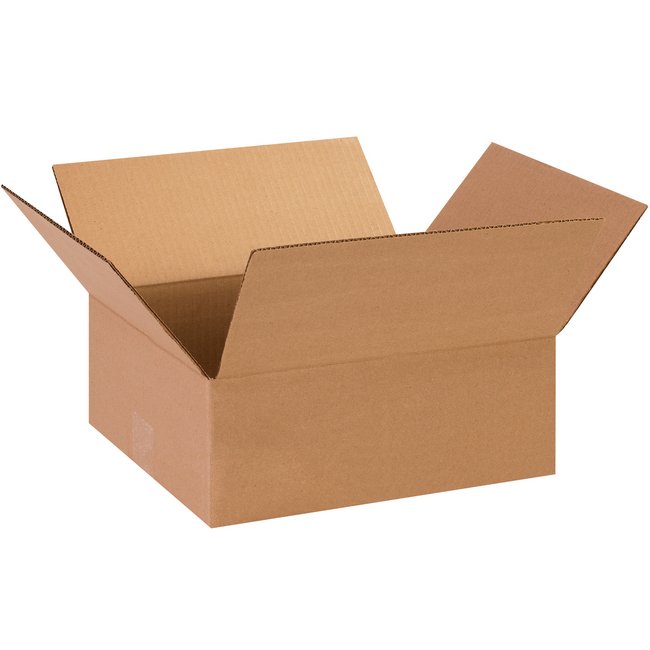 13x11x5 Flat Corrugated Box - ECT-32 Kraft, Bundle of 25 - Image 1