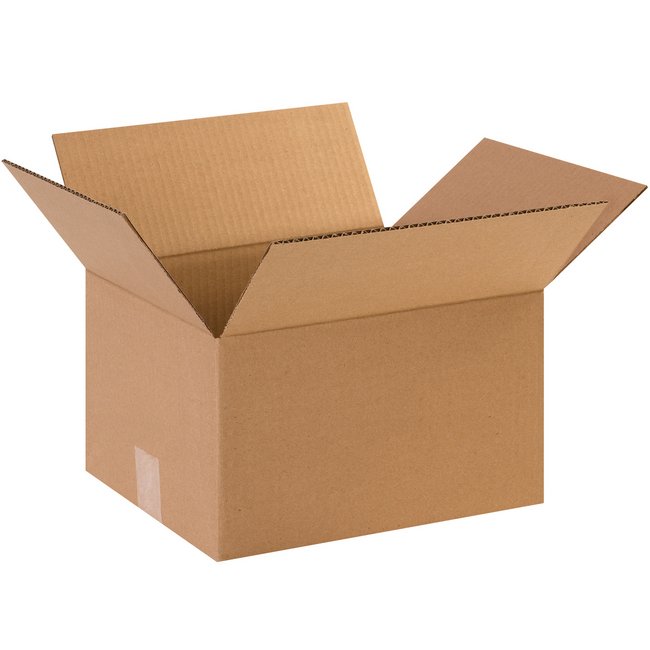 Alpha Packaging, Inc. 12x10x7 ECT-32 Kraft Corrugated Box Bundle Pack of 25 - Image 1