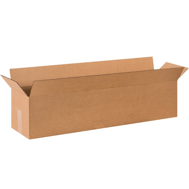 36x8x8 Long Corrugated Box - Kraft ECT-32 (Pack of 25) - Image 1