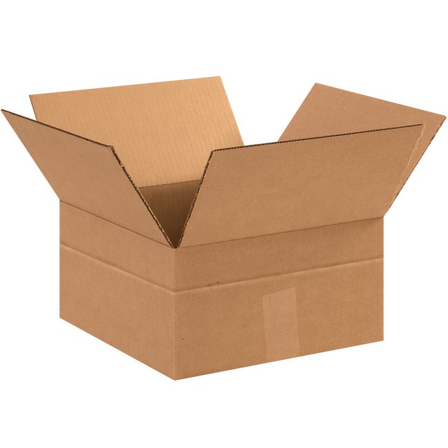 12x12x4 Multi-Depth Corrugated Box - Image 1