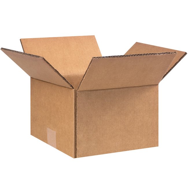 Alpha Packaging Double Wall Corrugated Box - 9x9x6.5 in - Image 1