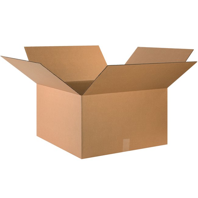 Alpha Packaging 24x24x14 ECT-32 Kraft Corrugated Box Bundle (Pack of 10) - Image 1