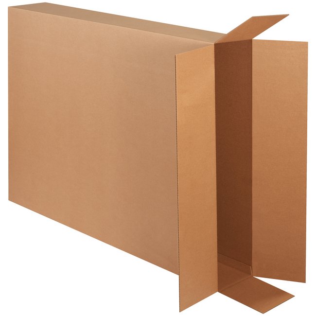Alpha Packaging 40x8x50 in Side Loading Box ECT-44 Kraft Bundle of 5 - Image 1