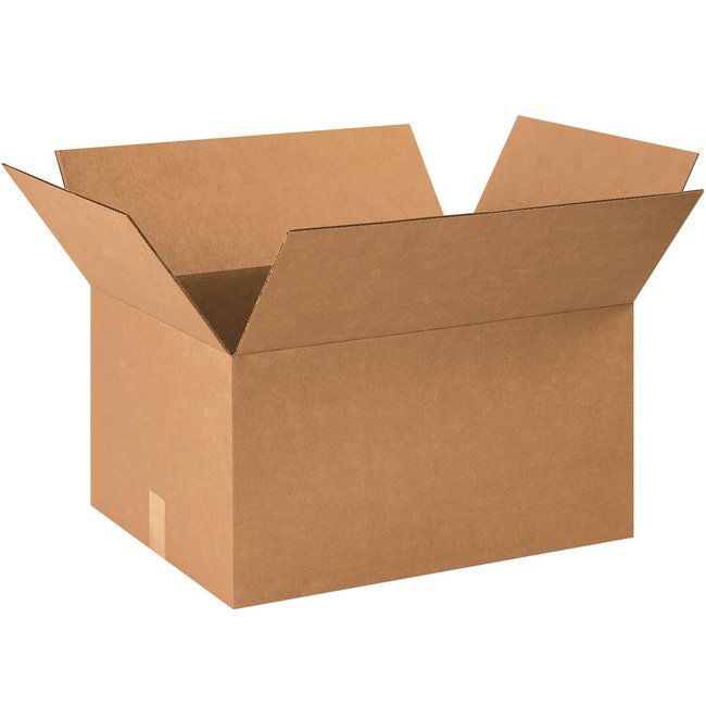 Alpha Packaging, Inc. ECT-32 Kraft Corrugated Box (23x17x12 in) - Image 1