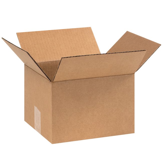 9x8x6 Inch Kraft ECT-32 Corrugated Box Bundle (Pack of 25) - Image 1