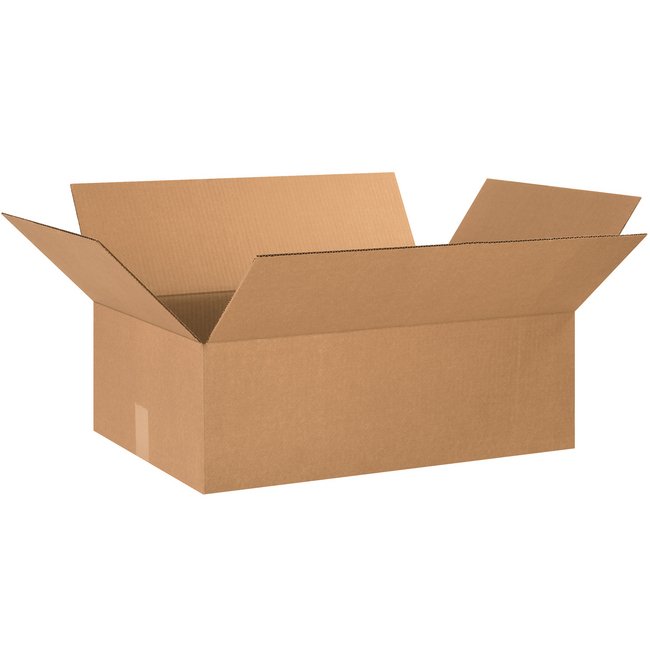 Alpha Packaging 24x16x8 ECT-32 Kraft Corrugated Box Bundle (Pack of 20) - Image 1