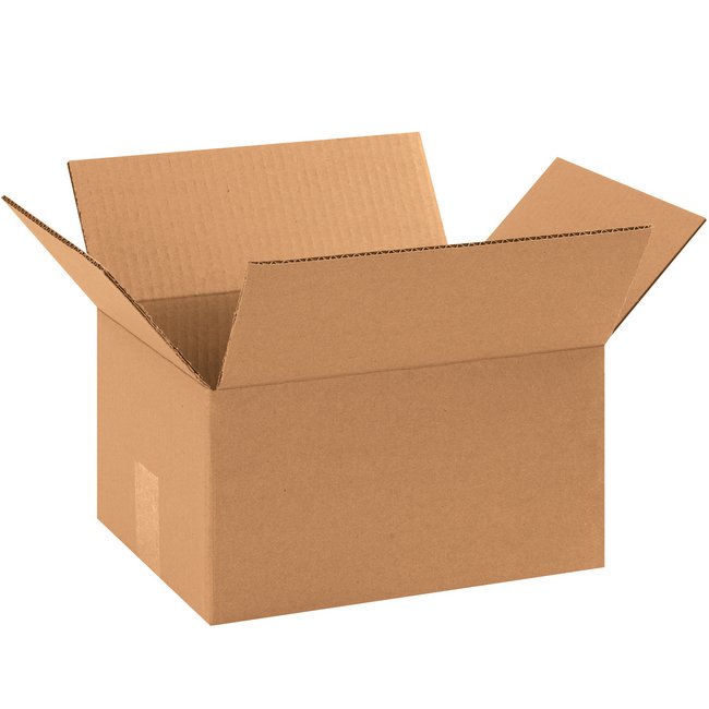 Corrugated Box - 11-1/4x8-3/4x6 in, ECT-32 Kraft, Bundle of 25 - Image 1