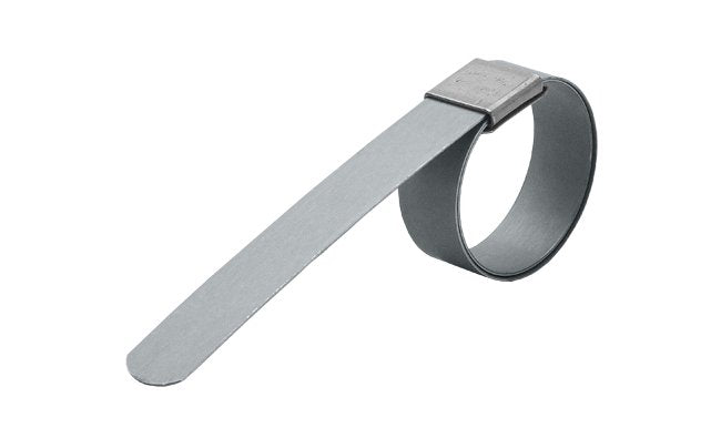 1 1/2" High-Carbon Galvanized Standard F Preformed Clamp - Image 1