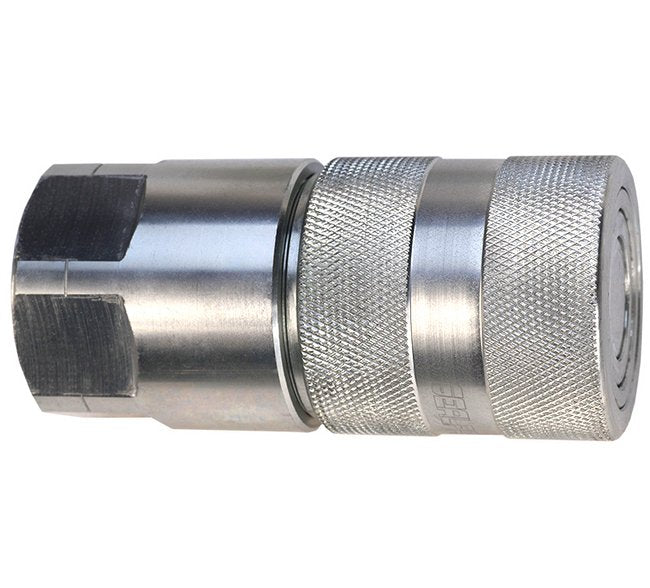 Carbon Steel Flat Face Quick Connect Hydraulic Socket - 2.24 in - Image 1