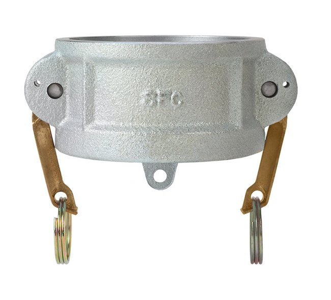 4" Plated Iron Type DC Coupler Dust Cap by Seal Fast - Image 1
