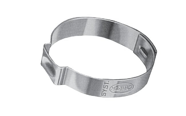 Oetiker Zinc Plated Carbon Steel 1-Ear Clamps, 3/4 in, 100-Pack - Image 1