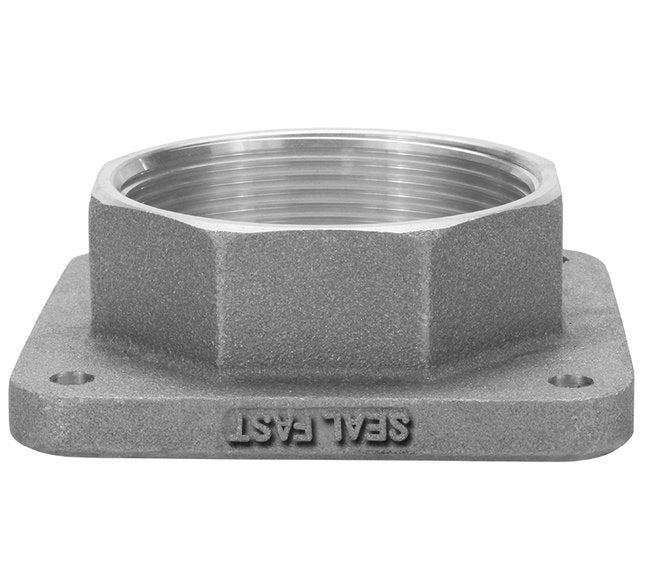 3" Aluminum Female NPT Fuel Inlet/Outlet Fitting - Image 1