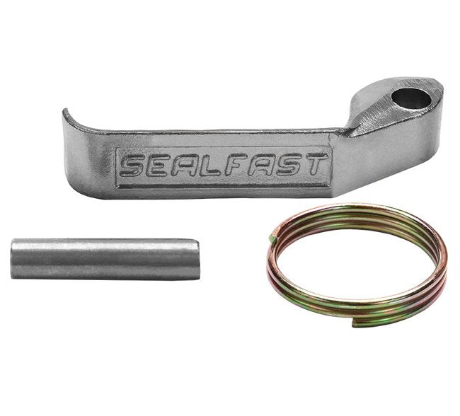 1/2" Stainless Steel Replacement Handle with Ring and Pin - Seal Fast - Image 1