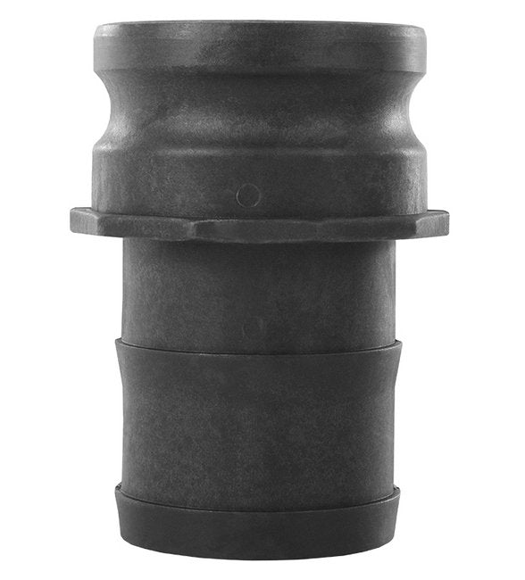 Polypropylene Type E Female Coupler x Shank Cam and Groove Coupling 1/2 x 3/4 in - Image 1