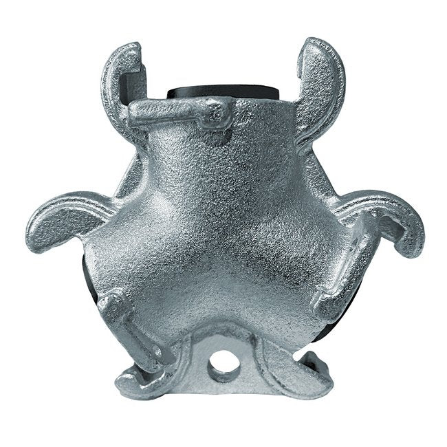 Seal Fast Zinc Plated Iron Triple Connection Crowfoot Couplings - Image 1