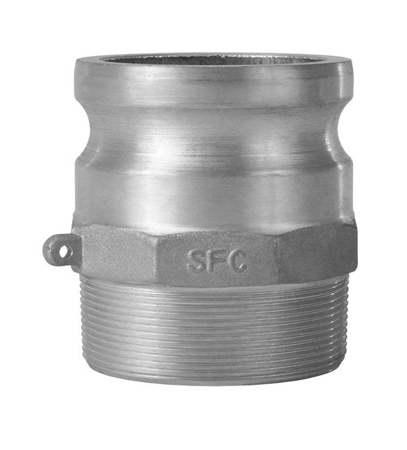 1.5 in Aluminum Type F Male Cam and Groove Coupling (Male BSP) - Image 1