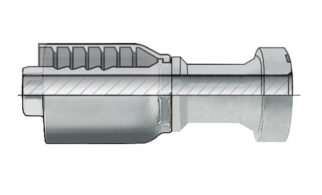 Code 62 Flange Head Hydraulic Coupling - Image 1